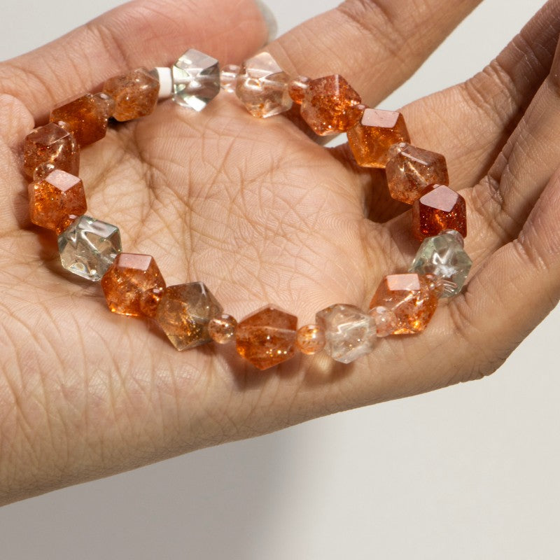 Arusha Sunstone Sugar Cube Bracelet