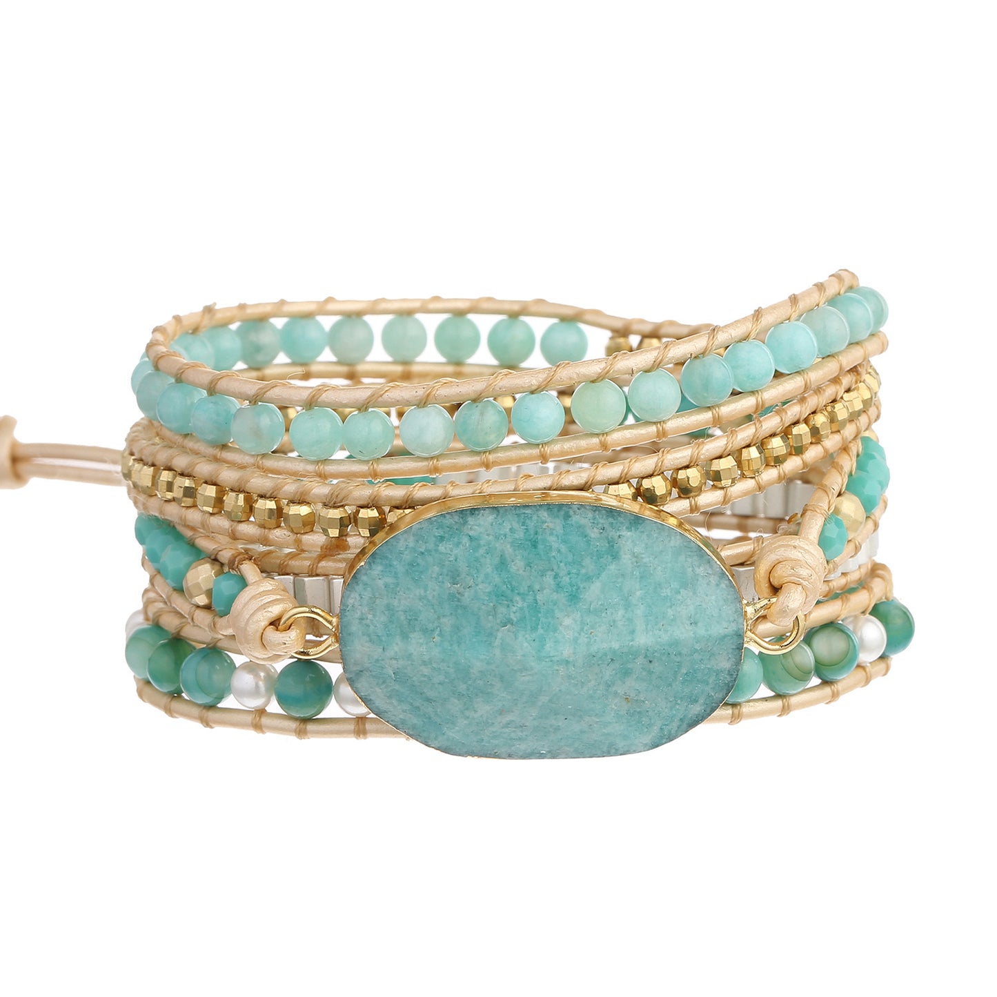 Amazonite Wrap Bracelet – Embrace Calm and Clarity