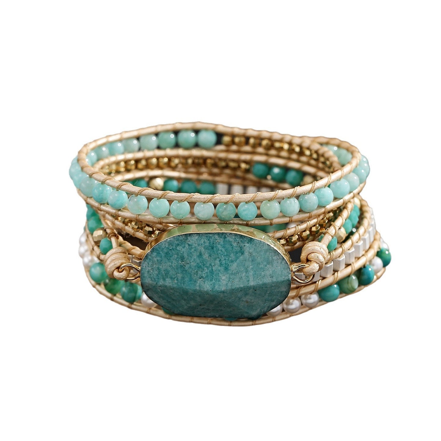 Amazonite Wrap Bracelet – Embrace Calm and Clarity