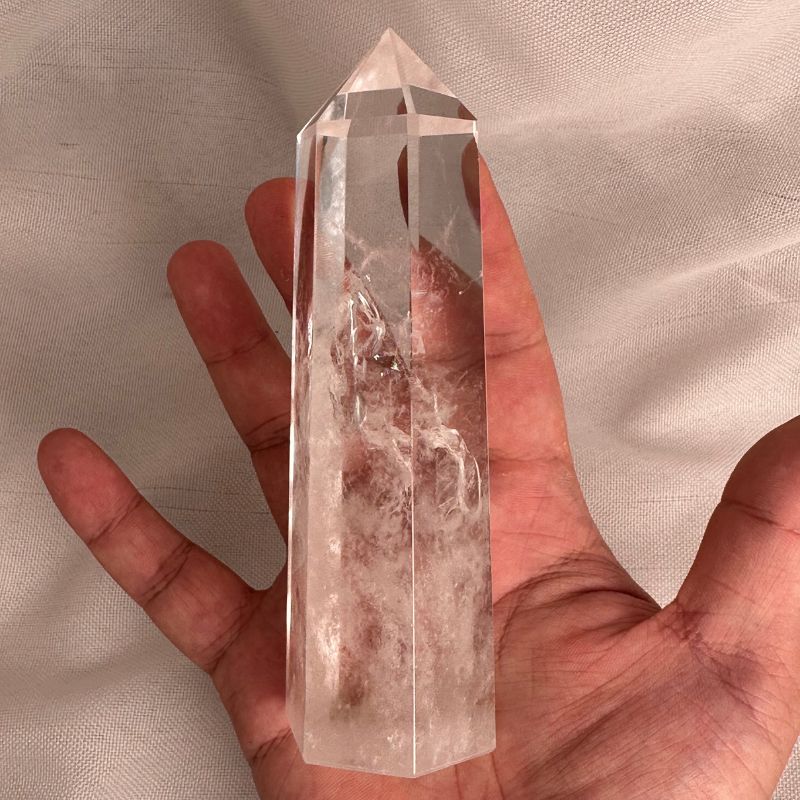 Clear Quartz Crystal Tower