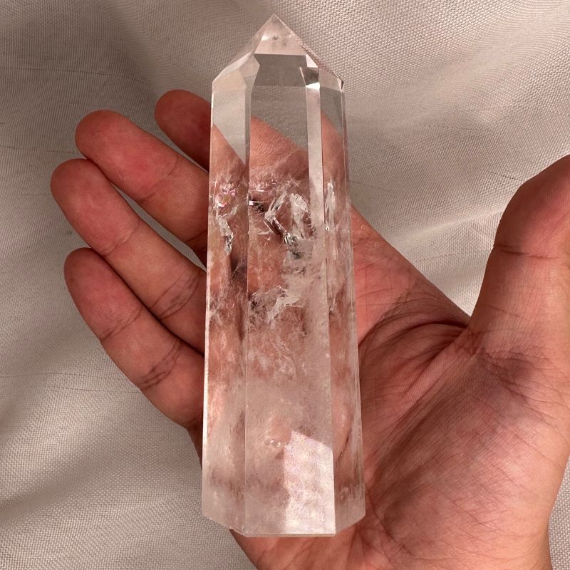 Clear Quartz Crystal Tower