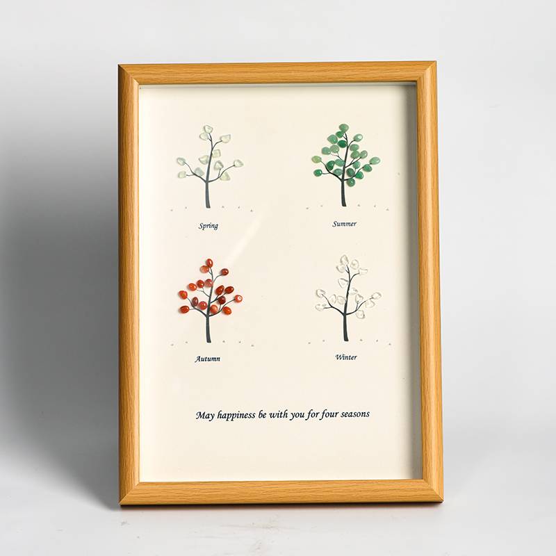 Four Seasons Tree Crystal Frame