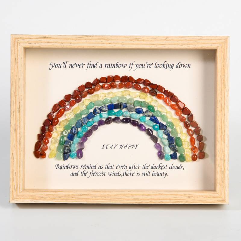Rainbow Crystal Stone Frame