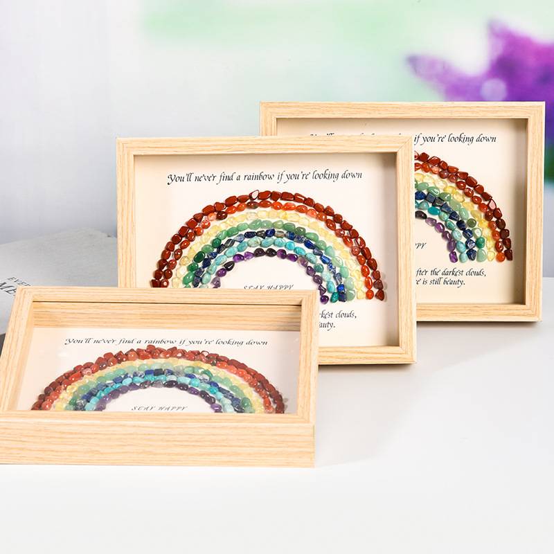 Rainbow Crystal Stone Frame