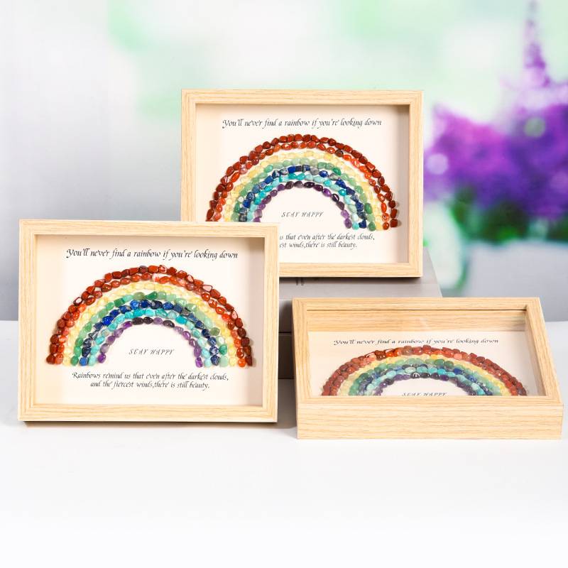 Rainbow Crystal Stone Frame
