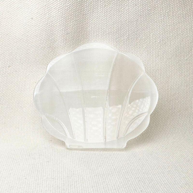 Selenite Bowl Scallop Shaped
