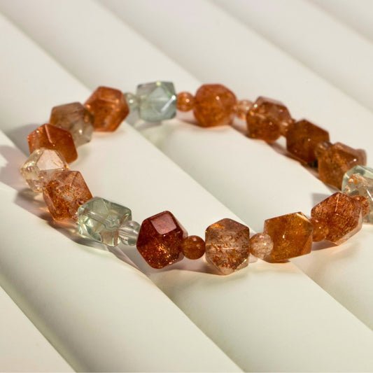 CRYSTAWL Arusha Sunstone Sugar Cube Bracelet