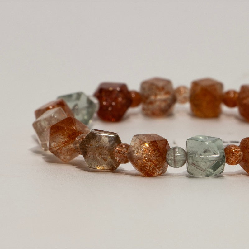 CRYSTAWL Arusha Sunstone Sugar Cube Bracelet