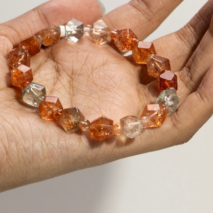 CRYSTAWL Arusha Sunstone Sugar Cube Bracelet