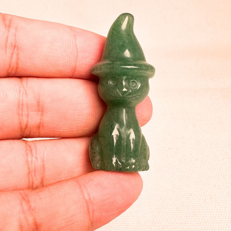 Aventurine Cat Figurine