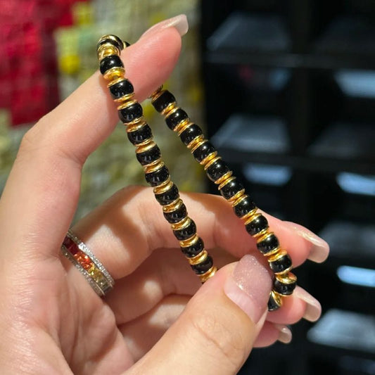 'Black Warrior' Natural Onyx Bracelet