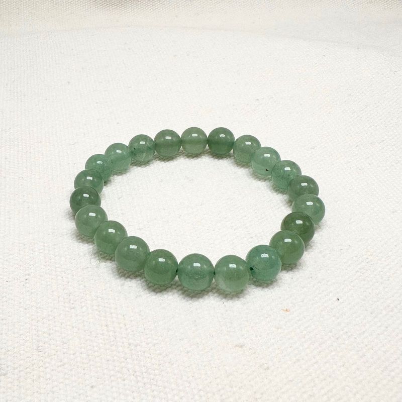 Green Aventurine Bracelet 8/10mm – Embody Luck, Prosperity, and Emotional Balance