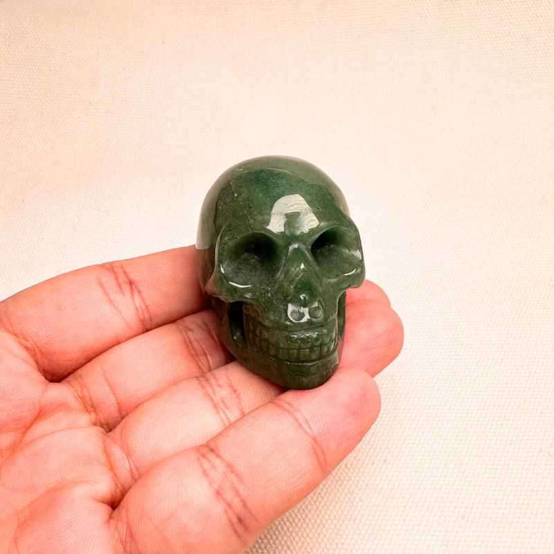 Green Aventurine skeleton Figurine