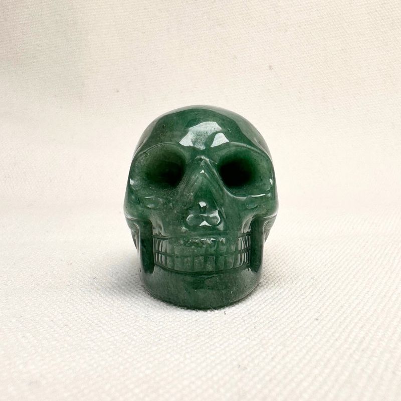 Green Aventurine skeleton Figurine