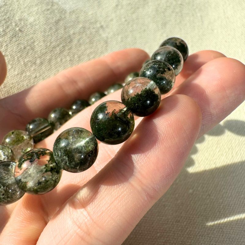 Green Phantom Quartz Bracelet 