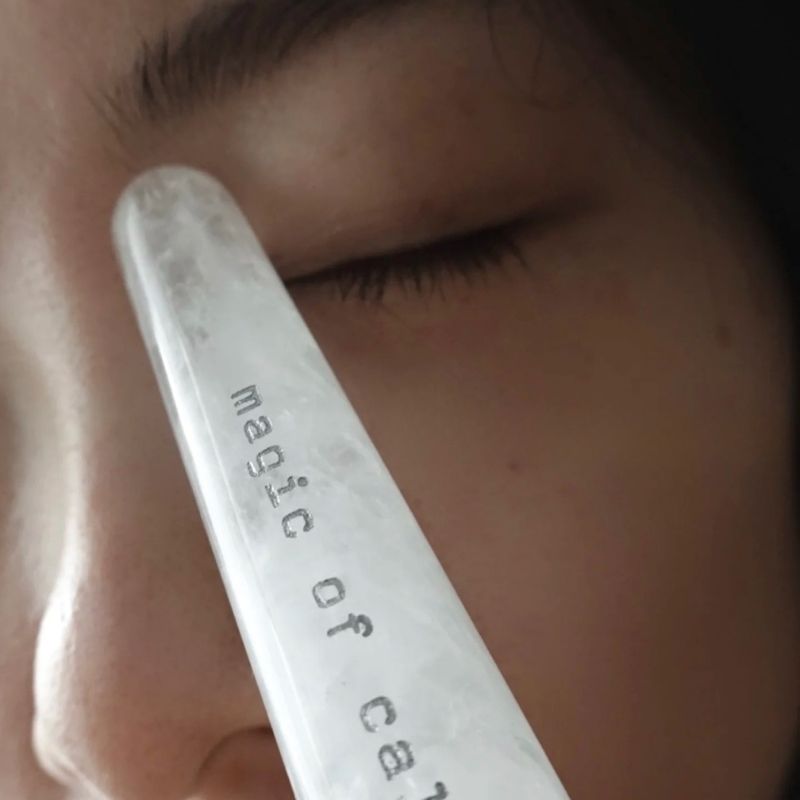 ‘Magic of Calm’ Natural Clear Quartz Wand