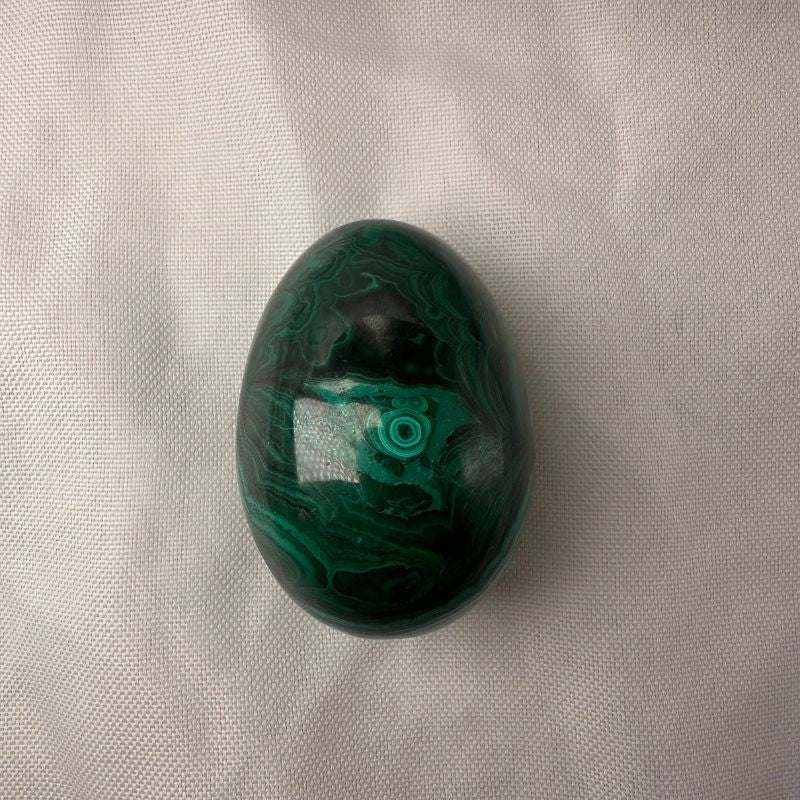 Malachite Crystal Egg