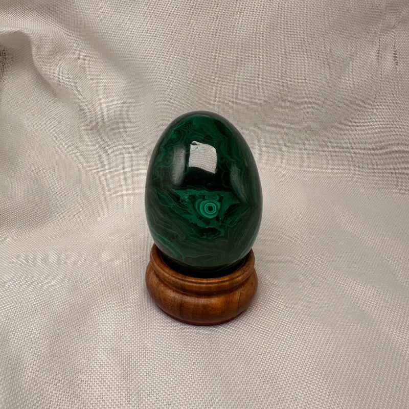 Malachite Crystal Egg