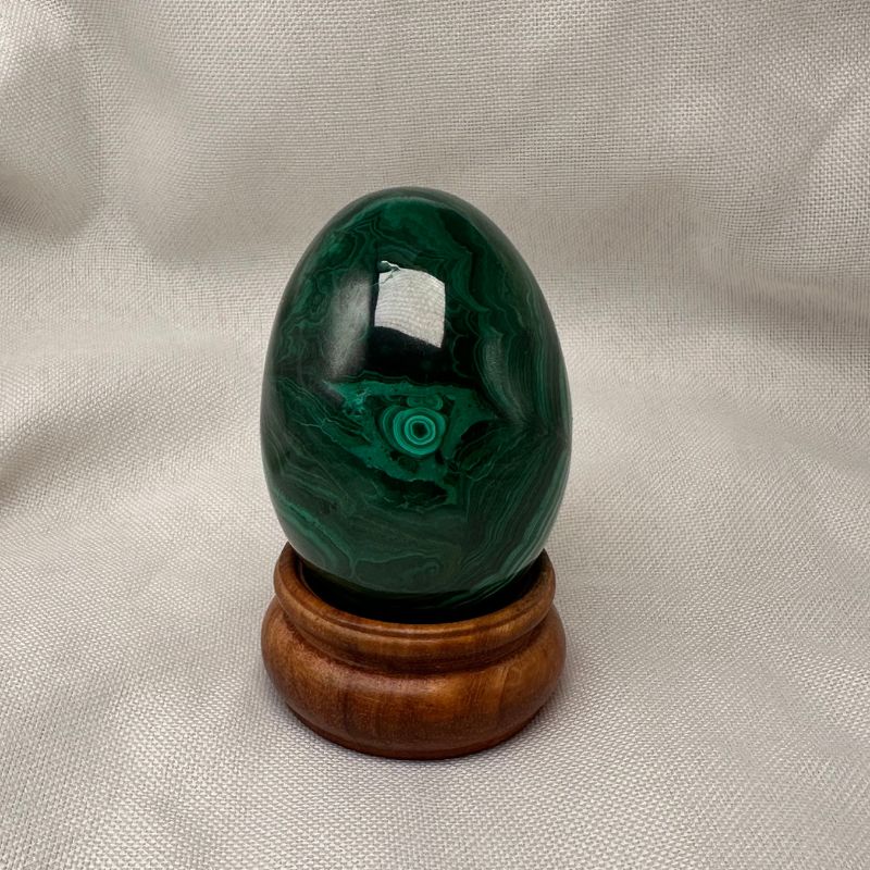 Malachite Crystal Egg