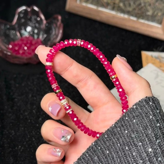 Ruby Bracelet CRYSTAWL